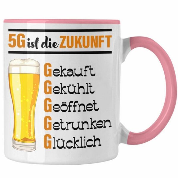 Trendation Tasse 5G Ist Die Zukunft Tasse Geschenk Biertrinker Saufen Alkohol Geschenki