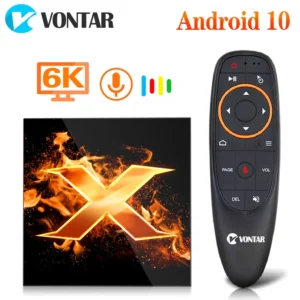 VONTAR X1 4GB 64GB Smart TV BOX Android 10 Unterstützung 6K 2 4G & 5G wifi TVBOX BT Media Player