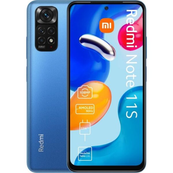 Xiaomi Redmi Note 11S 64 GB / 6 GB - Smartphone - twilight blue Smartphone (6,4 Zoll, 64 GB Speicherplatz)