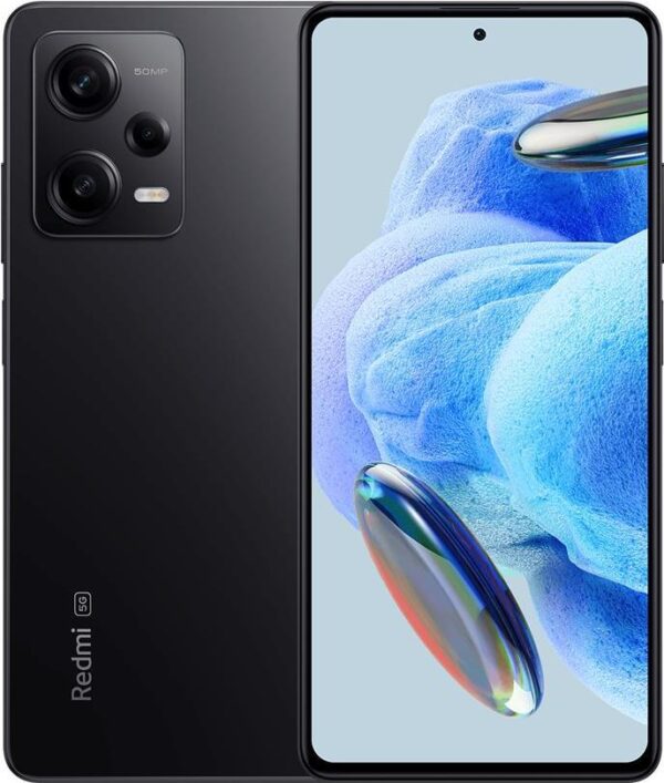 Xiaomi Redmi Note 12 Pro 5G - 5G Smartphone - Dual-SIM - RAM 8GB / Interner Speicher 256GB - OLED-Display - 16,90cm (6,67) - 2400 x 1080 Pixel (120 Hz) - Triple-Kamera 50 MP, 8 MP, 2 MP - front camera 16 MP - schwarz (MZB0D30EU)