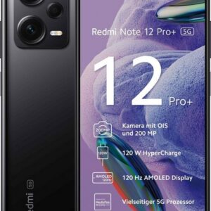 Xiaomi Redmi Note 12 Pro+ 5G Midnight Black Handy