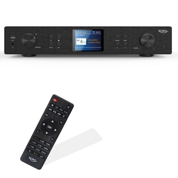 Xoro XORO HFT 440 Digitaler HiFi Tuner mit WLAN- und DAB+/UKW-Antenne Tuner