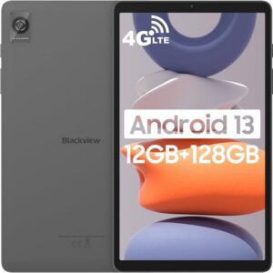 blackview Tab 80 t 8GB Silver Tablet (8,68", 128 GB, Android 13, 4G LTE, Leistungsstarkes Blackview Tab 80: 8GB+128GB Tablet in Silber)