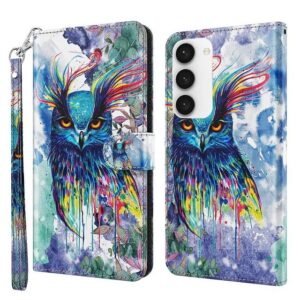 CLM-Tech Handytasche Hülle für Samsung Galaxy S23 Tasche aus Kunstleder Klapphülle Etui (1x Samsung Galaxy S23 5G Wallet Case Cover Handyhülle), Standfunktion, Kartenfächer, Magnetverschluss