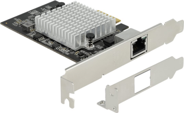 Delock - Netzwerkadapter - PCIe 3.0 x2 Low-Profile - 10M/100M/1G/2,5G/5G/10 Gigabit Ethernet (89528)