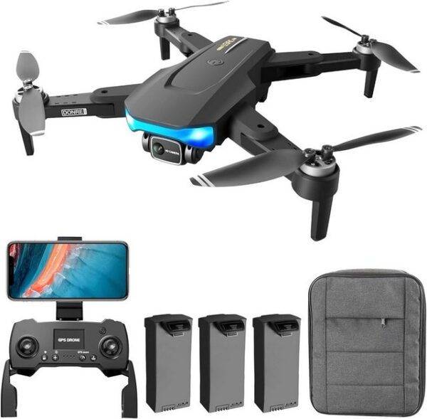 FIMI LS-38 Drohne mit Ultra Kamera GPS, RC Drohne (720P, mit EIS Anti-Shake Gimbal, 5G Wifi FPV, Bürstenloser Motor Quadcopter)