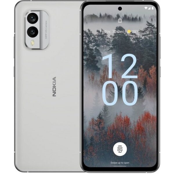 Nokia X30 5G 256 GB / 8 GB - Smartphone - ice white Smartphone (256 GB Speicherplatz)