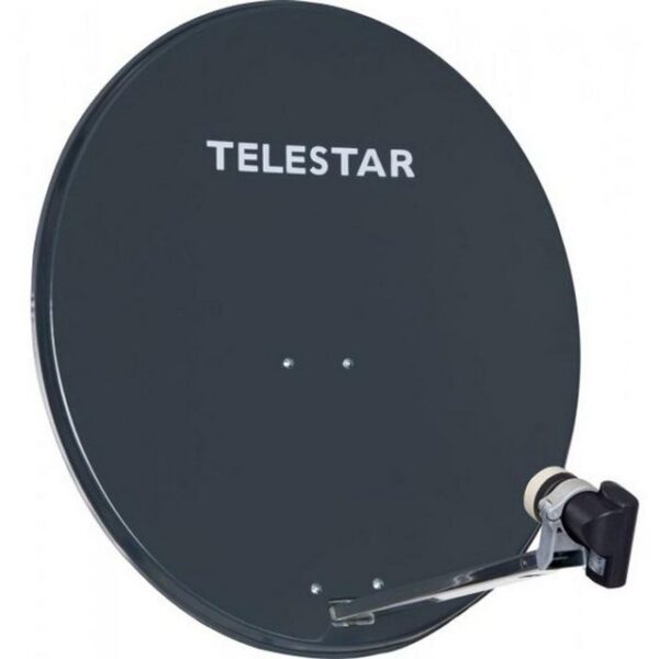 TELESTAR DIGIRAPID 80 A Alu Sat-Antenne mit SKYSINGLE HC LNB SAT-Antenne (80 cm, Aluminium, Guss, besonders rauscharm, empfangsorientiert, HDTv & 3D geeignet)