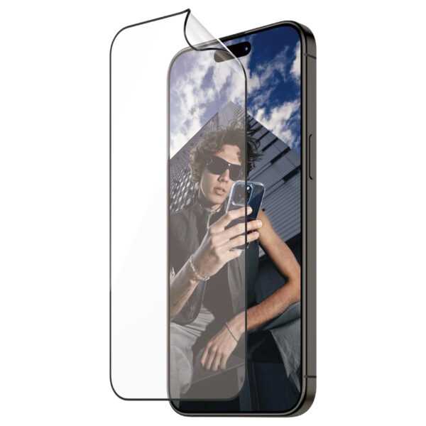 PANZERGLASS Displayschutz mit D3O | ULTRA-WIDE FIT + ALIGNERKIT - Smartphone BildschirmschutzNeuware -