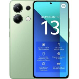 Xiaomi Redmi Note 13 4G 128 GB / 6 GB - Smartphone - mint green Smartphone (6,67 Zoll, 128 GB Speicherplatz)