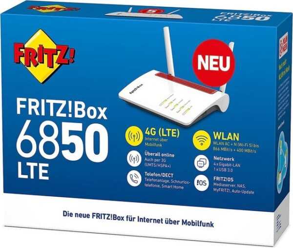 AVM FRITZ!Box 6850 LTE WLAN-Router