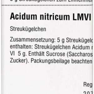 Acidum nitricum LM VI Globuli 5g