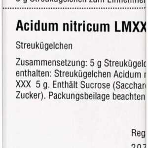 Acidum nitricum LM XXX Globuli 5g