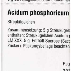 Acidum phosphoricum LM XXX Globuli 5g