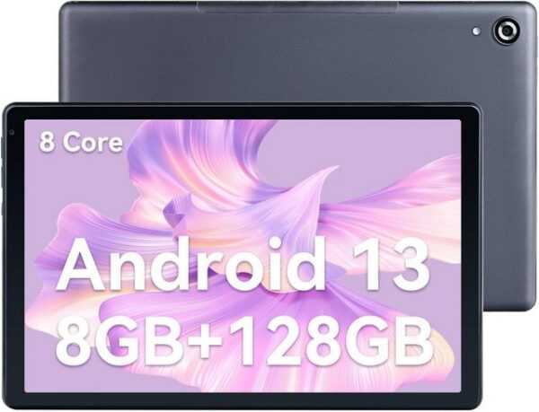 CHOFSLIA 8-Core-Prozessor, 8GB RAM Bluetooth 5.0, 5000mAh, 5MP + 8MP, HD Tablet (10", 128 GB, Android 13, 5G/2.4G WiFi, Multifunktionales Kraftpaket: Ihr vielseitiger Begleiter)