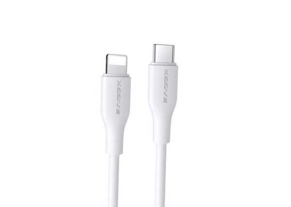 COFI 1453 20W 3 Meter USB-C zu IOS Datenkabel 2.4A Schnell-Ladekabel weiß Smartphone-Kabel, (300 cm)