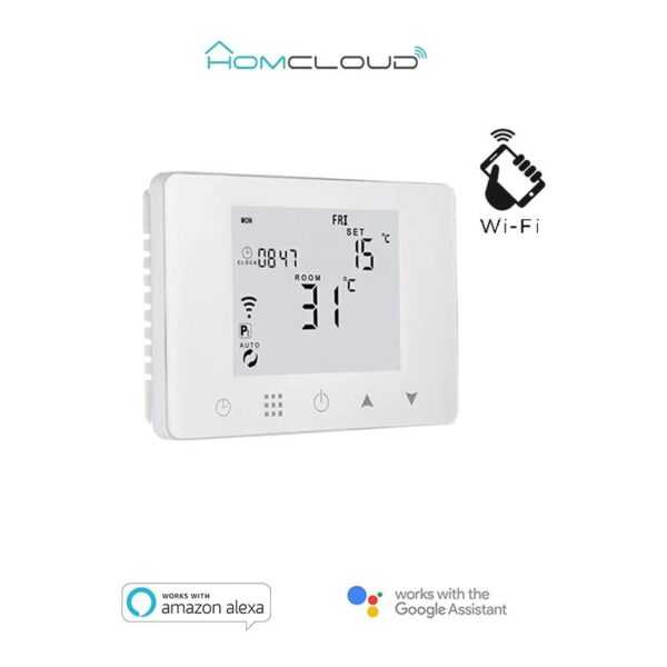 Chronothermostat wifi smartphone app alexa google wandthermostat oder box 503