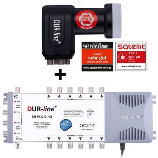 DUR-line DUR-line MS-S 5/12-Q - Multischalter Set SAT-Antenne