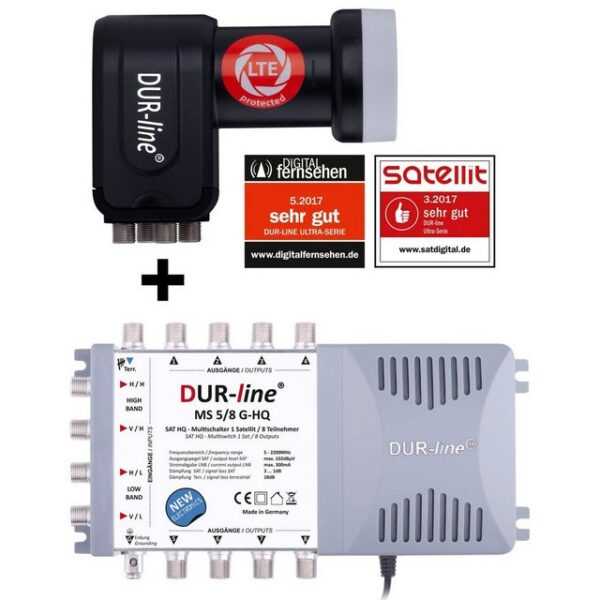 DUR-line DUR-line MS-S 5/8-Q - Multischalter Set SAT-Antenne