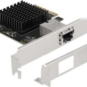 Delock - Netzwerkadapter - PCIe 3.0 x4 Low-Profile - 100M/1G/2.5G/5G/10 Gigabit Ethernet