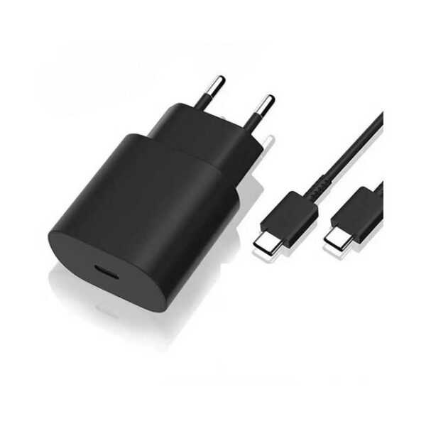 Futurea Schnellladegerät USB C Kabel 1m und Ladegerät 25W Smartphone-Ladegerät (2-tlg., S23 S22 S21 S20 Ultra, Für Samsung S23 S22 S21 Ultra Fold Flip A22 A23 Google Pixel 5,6,7 Pro)