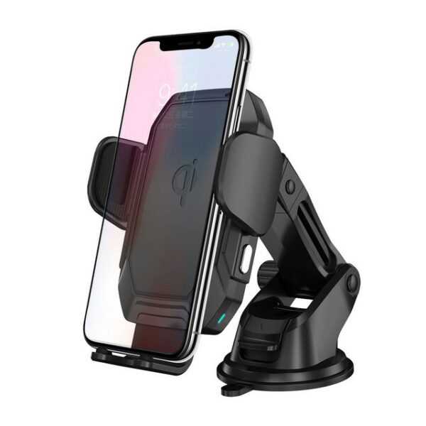 MidGard Auto Handyhalterung m. Ladefunktion Wireless Charging Induktion Halter Smartphone-Halterung