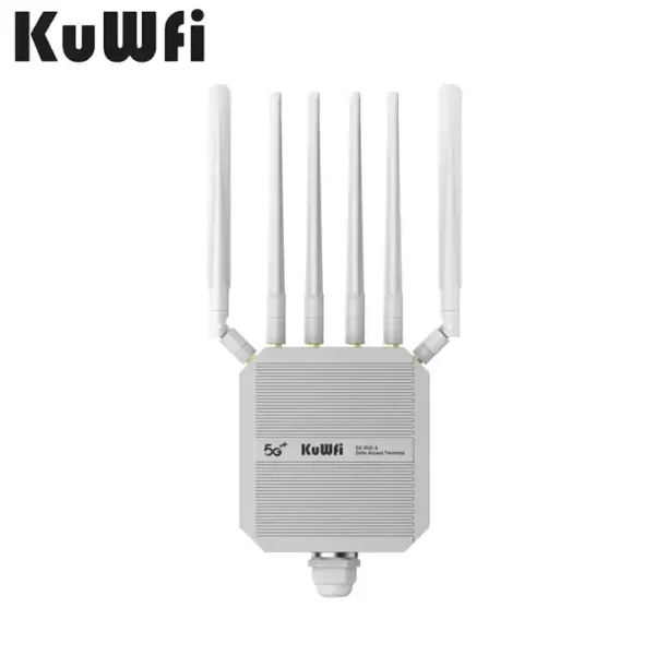 NSA/SA KuWFi wifi with card wireless 3000Mbps 2.5G Penghala 5G cpe port 48V POE IP67waterproof 5g wifi router for outdoor