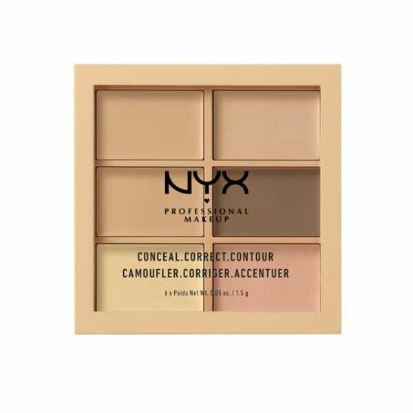 Nyx Professional Make Up Lidschatten-Base Conceal Correct Contour Light 6x 1,5g