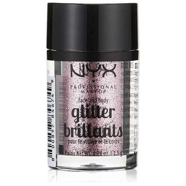 Nyx Professional Make Up Theaterschminke Glitter Brillants Face and Body Rose 2,5g