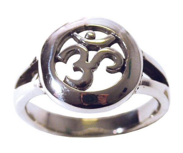 Saraswati Silberring Ring "Om" Silber 925 5,5g