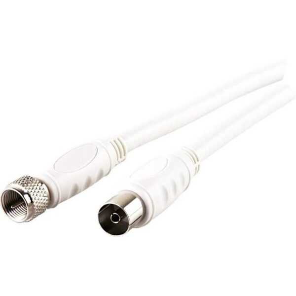 Schwaiger KVCKHQ193532 SAT/Antennen Adapterkabel SAT-Kabel, Anschlusskabel, 90 dB, F-Stecker an IEC Buchse, 3 m