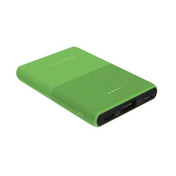 Terratec P50 Pocket Green Flash Powerbank, Mobiles Ladegerät USB USB-C Smartphone Tablet PC