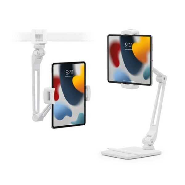 Twelve South HoverBar Duo with Snap, Weiß Tablet-Halterung, (Kompatibel mit allen iPads, Tablets, iPhones und Smartphones)