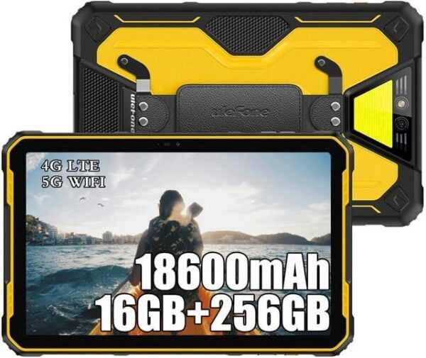 Ulefone Armor PAD 2 Outdoor MTK G99 IP68 Wasserdicht Tablet (11", 256 GB, Android 13, 4G LTE & 5G WiFi, Mit großartigen Funktionen, einem beeindruckenden und schönen Design)