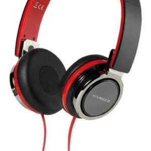 Vivanco Smartphone-Headset (Anpassbare, Extra weiche Lederohrpolster, Satter Sound und knacki)