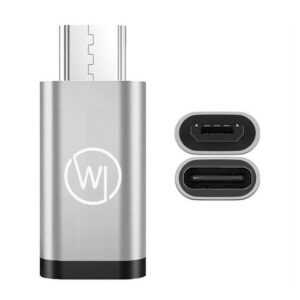 Wicked Chili MicroUSB auf USB C Adapter für Huawei EnVizion 360 USB-Adapter MicroUSB zu USB-C, Für OTG-fähige Smartphones / Tablets mit microUSB Anschluss