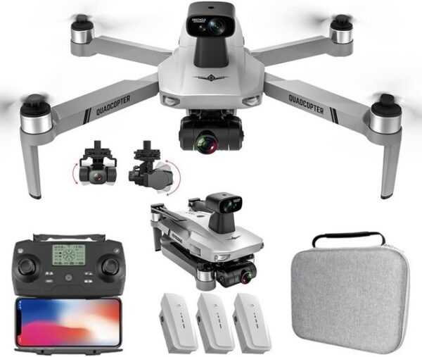 X-Verse KF102 MAX laser Hindernisvermeidung Drohne (4K, mit Bürstenlosem Motor für Erwachsene, 2 Achsen Gimbal, 5G Quadcopter)