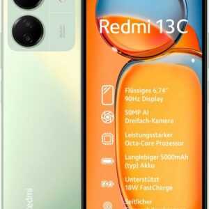 Xiaomi Redmi 13C 128GB Smartphone (17,1 cm/6,74 Zoll, 128 GB Speicherplatz, 50 MP Kamera)