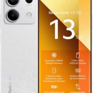 Xiaomi Redmi Note 13 5G 256Gb Smartphone (16,94 cm/6,67 Zoll, 256 GB Speicherplatz, 108 MP Kamera)