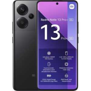 Xiaomi Redmi Note 13 Pro+ 5G 256 GB / 8 GB - Smartphone - midnight black Smartphone (6,67 Zoll, 256 GB Speicherplatz)