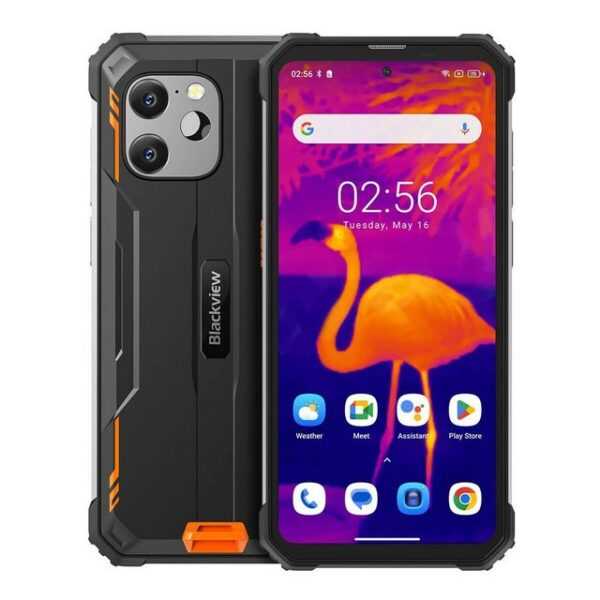 blackview BV8900 Rugged Octa Core Smartphone, Outdoorhandy Smartphone (16,51 cm/6.5 Zoll, 256 GB Speicherplatz, 64 MP Kamera, Handschuhmodus, Wärmebildkamera)