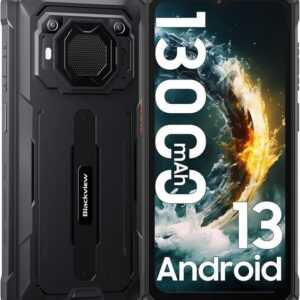 blackview BV8900 Rugged Octa Core Smartphone, Outdoorhandy Smartphone (16,51 cm/6.5 Zoll, 256 GB Speicherplatz, 64 MP Kamera, Handschuhmodus, Wärmebildkamera)