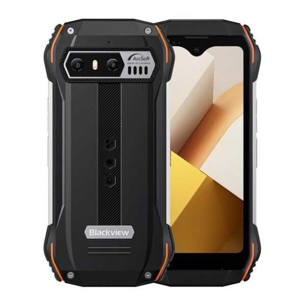 blackview N6000 Rugged Mini Outdoorhandy mit 8 GB RAM und 256 GB Speicher Smartphone (10,92 cm/4,3 Zoll, 256 GB Speicherplatz, 48 MP Kamera, 18W Schnellladung, Ultralinearer Boxlautsprecher mit Smart-PA)