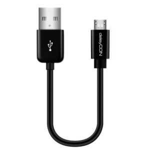 deleyCON deleyCON 0,15m Micro USB Ladekabel Datenkabel Handy Smartphones Smartphone-Kabel