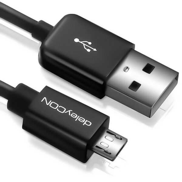 deleyCON deleyCON 3,0m Micro USB Ladekabel Datenkabel Handys Smartphones Smartphone-Kabel