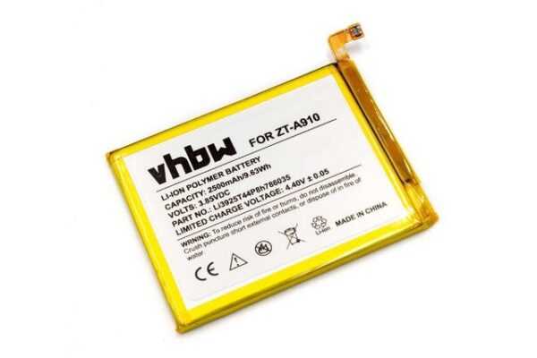 vhbw Akku Smartphone-Akku Li-Polymer 2500 mAh (3,85 V)