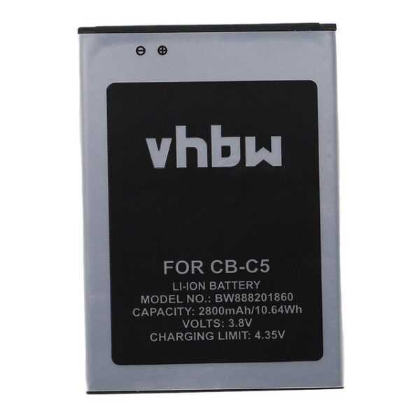 vhbw Ersatz für Cubot C5 für Smartphone-Akku Li-Ion 2800 mAh (3,8 V)