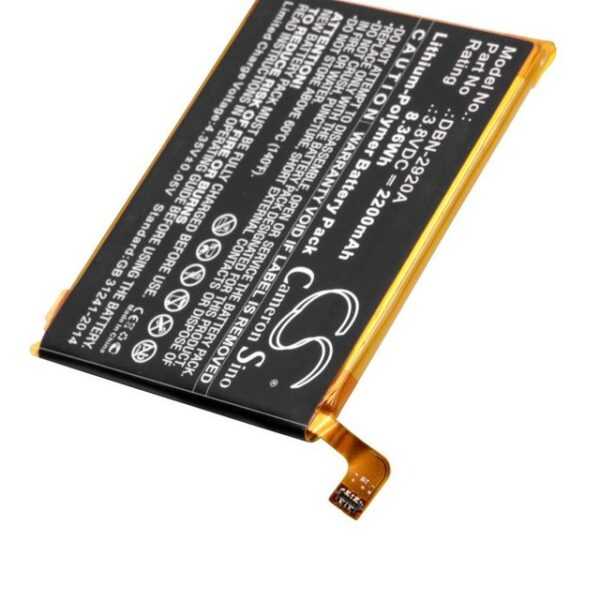 vhbw Ersatz für Doro DBN-2920A für Smartphone-Akku Li-Polymer 2200 mAh (3,8 V)