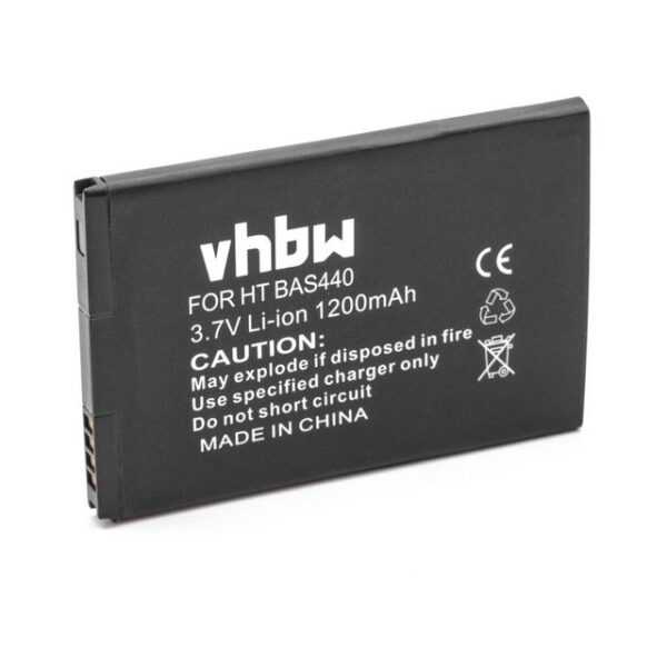 vhbw Ersatz für HTC BTR6200, PC4010 für Smartphone-Akku Li-Ion 1200 mAh (3,7 V)