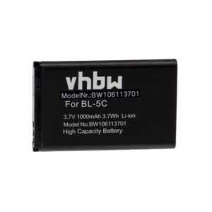 vhbw Ersatz für Mitel 51015404 für Smartphone-Akku Li-Ion 1000 mAh (3,7 V)